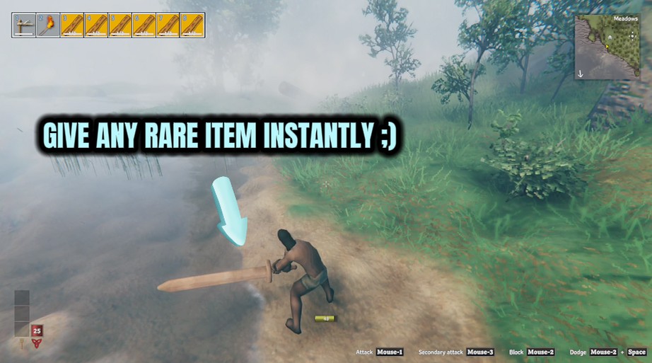 Valheim — Odin's Shop (Give Items) (screenshot 5)